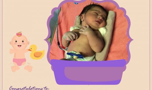 Congratulations to Mrs and Mr. RK on the birth of their son with the help of kic Hyderabad