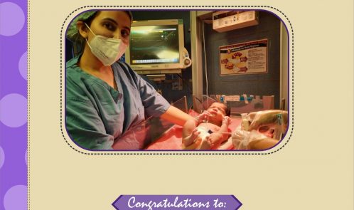 Congratulations Mrs and Mr. RK On the birth of their Son Weighing 3 kilos.