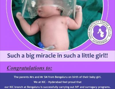 parents Mrs and Mr AA from Bengaluru on birth of their baby boy