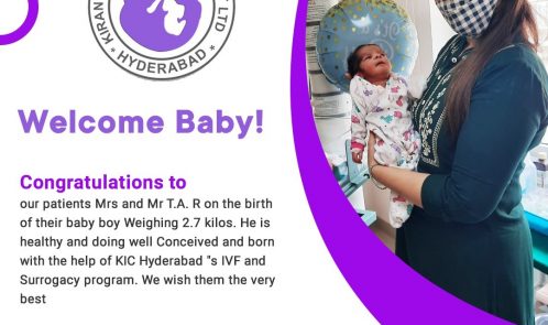 baby born with the help of KIC Hyderabad’s IVF and Surrogacy program