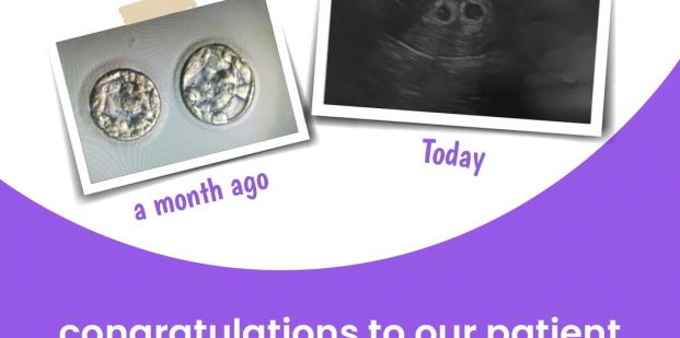 Congratulations to our patient for her twin pregnancy.