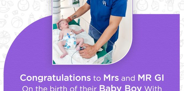 Congratulations to Mrs. and Mr. GI On the birth of their baby boy with the help of KIC Hyderabad IVF and Surrogacy program. 