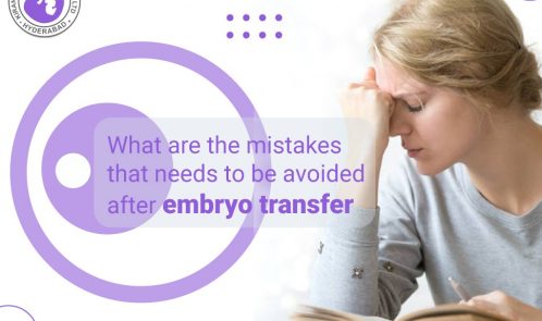 Simple mistakes after embryo transfer