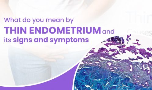 What do you mean by thin endometrium and its signs and symptoms?