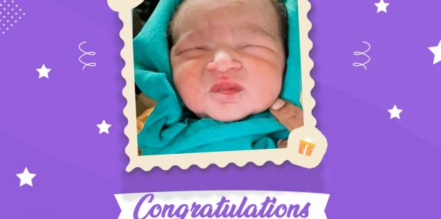 Warmest Congratulations to Mr. and Mrs. RM On the birth of their baby girl