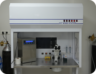 Advanced IVF Work station Machine at Kiran Infertility Centre