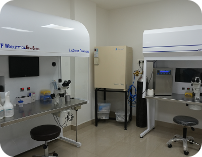Advanced IVF Work station Machine at Kiran Infertility Centre