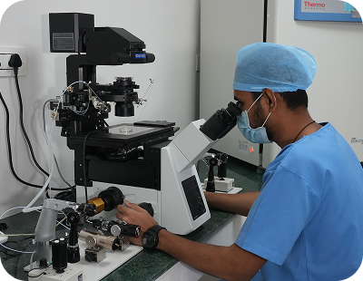 Advanced Embrology lab at Kiran Infertility Centre