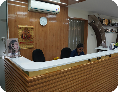 Reception at Kiran Infertility Centre