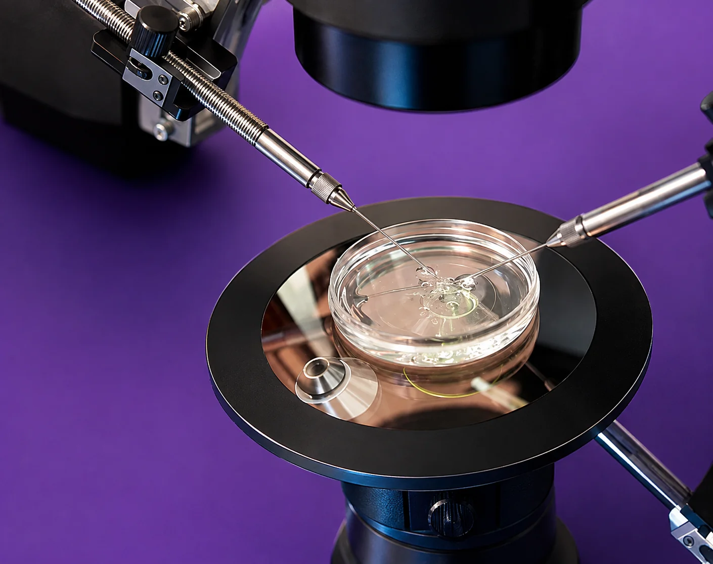 Embryo development from fertilization to blastocyst stage in IVF treatment
